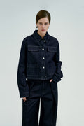 Alicia | Cazadora Vaquera de Corte Oversize