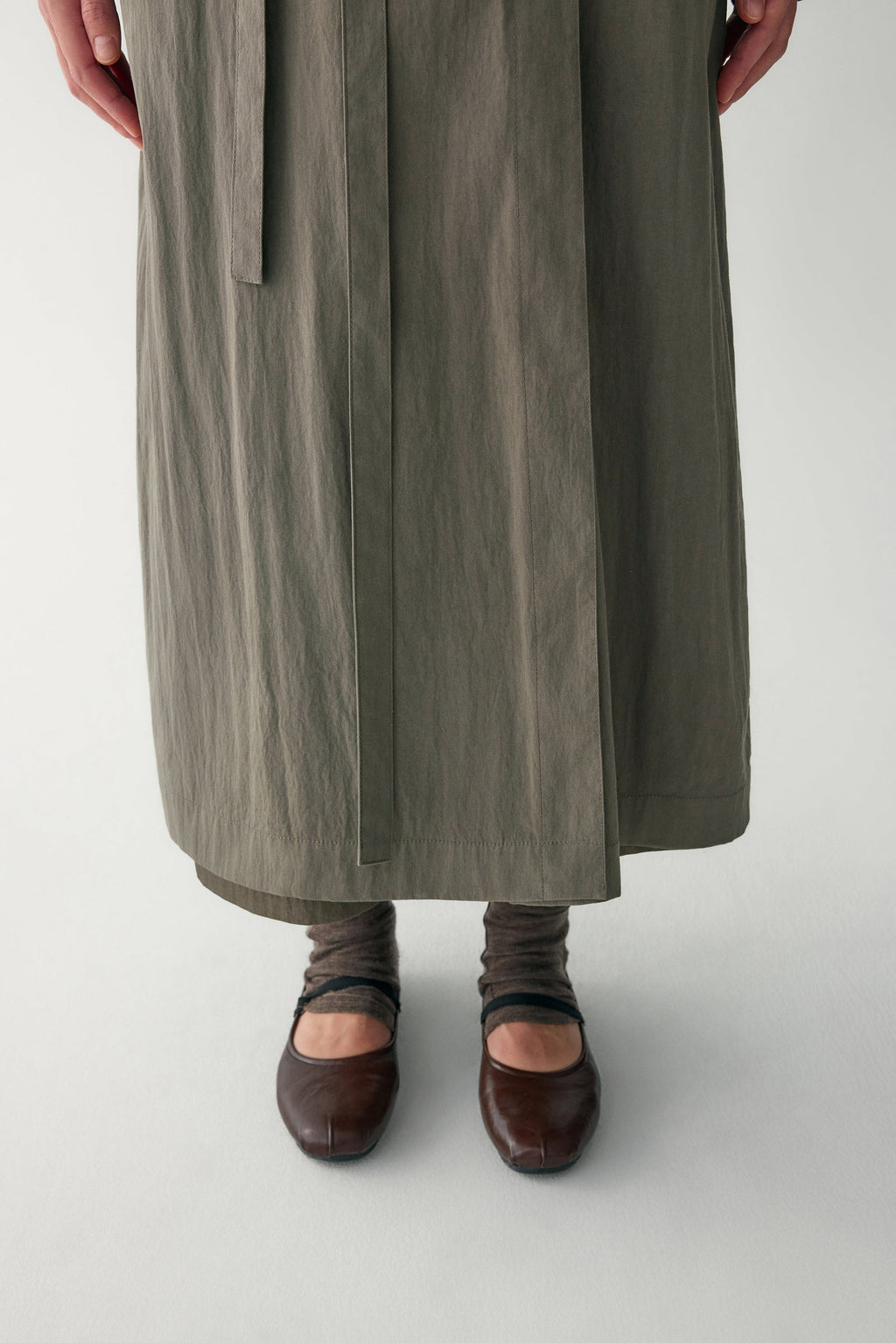 Elena | Trench Largo con Solapa Ancha