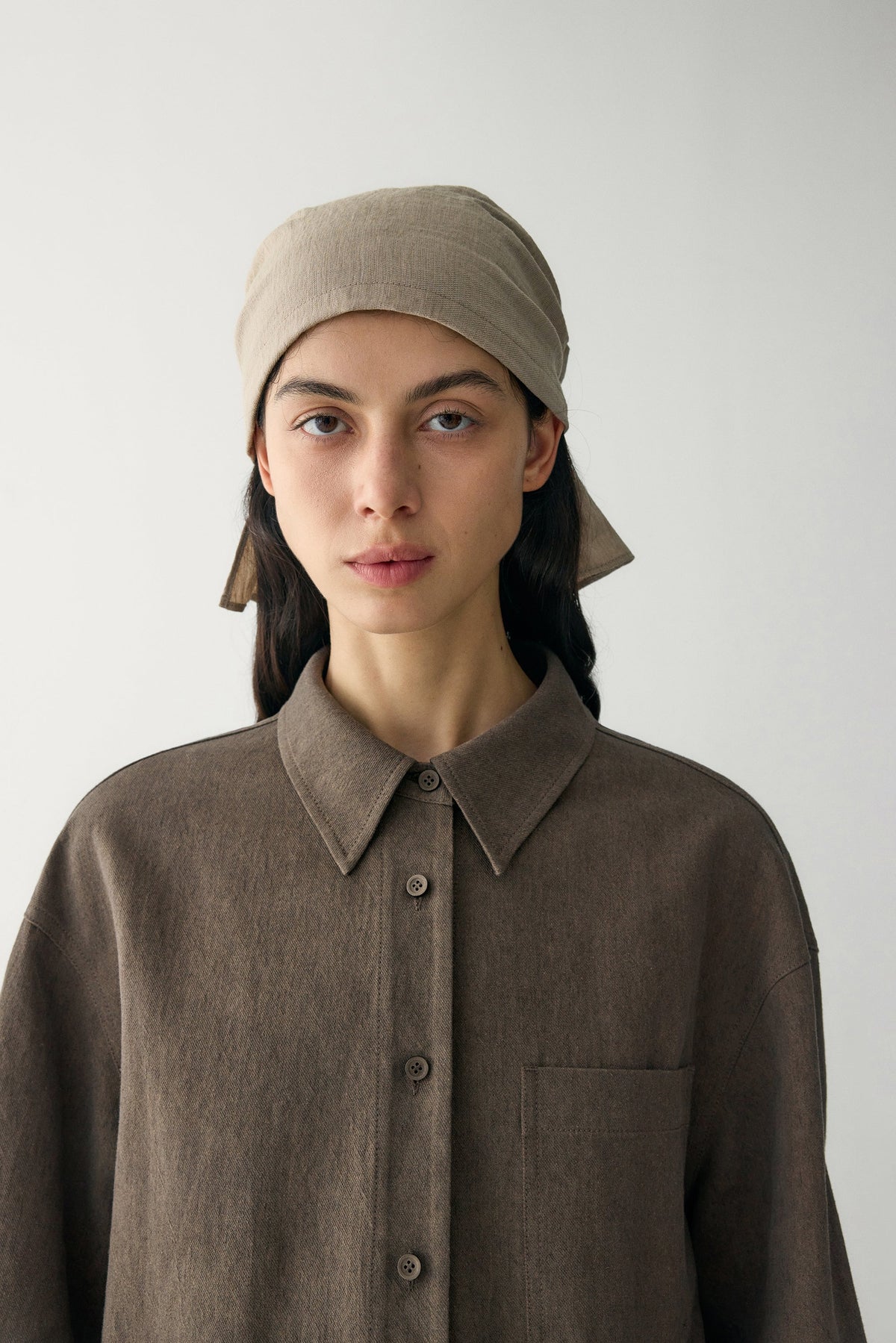 Silvia | Sobrecamisa de Algodón y Lino