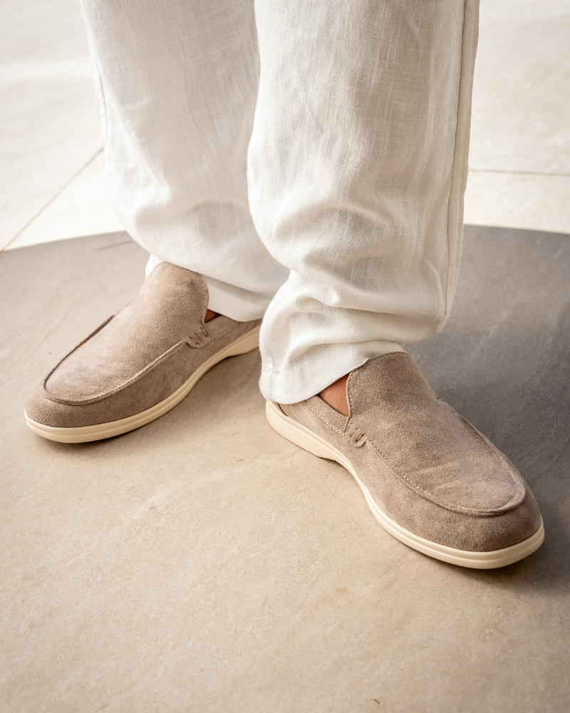 Álvaro | Mocasines de Ante Hombre con Plantilla Acolchada