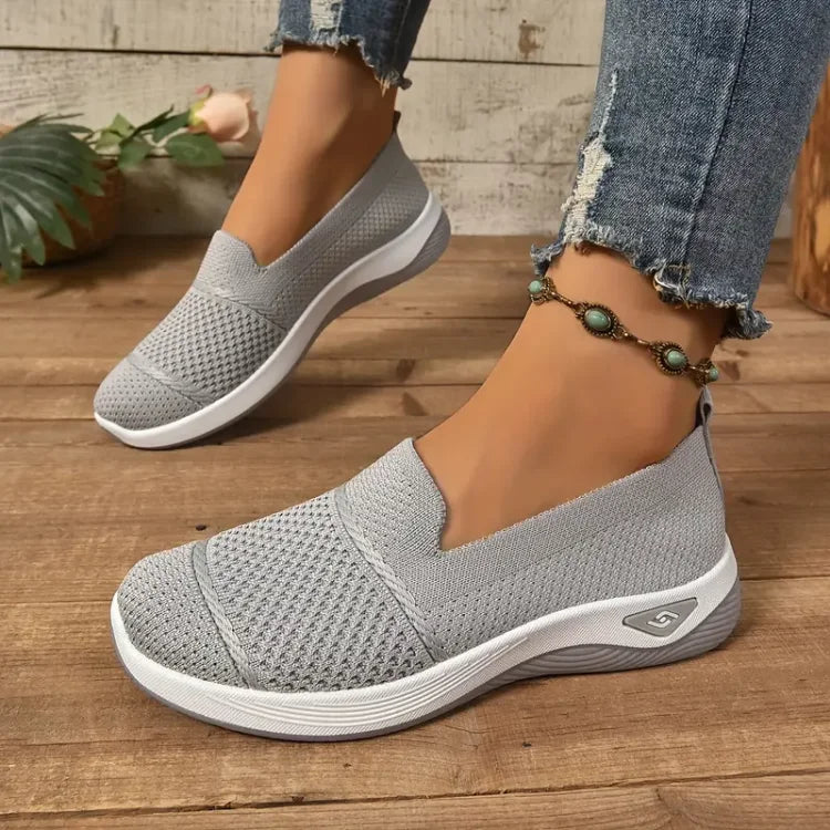 Cintia | Zapatillas Sin Cordones con Plataforma Amortiguada