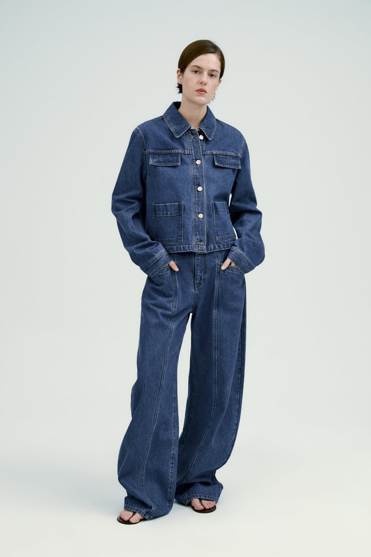Alicia | Cazadora Vaquera de Corte Oversize