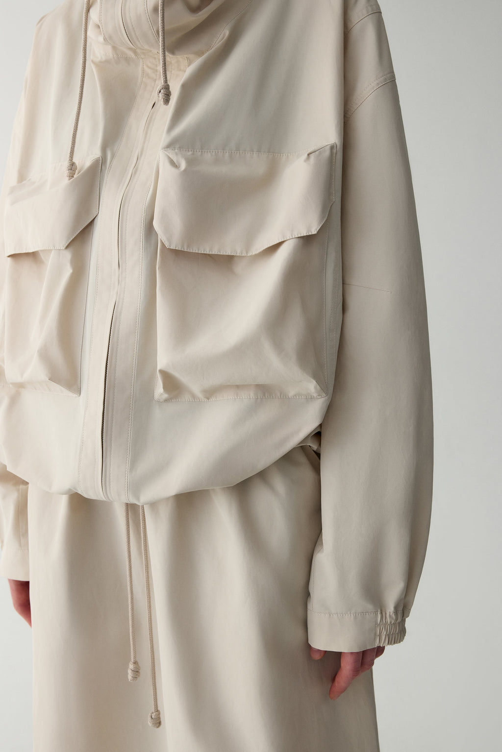 Sonia | Chaqueta Utility Oversize de Manga Corta