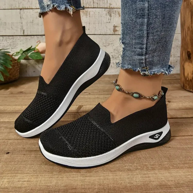 Cintia | Zapatillas Sin Cordones con Plataforma Amortiguada