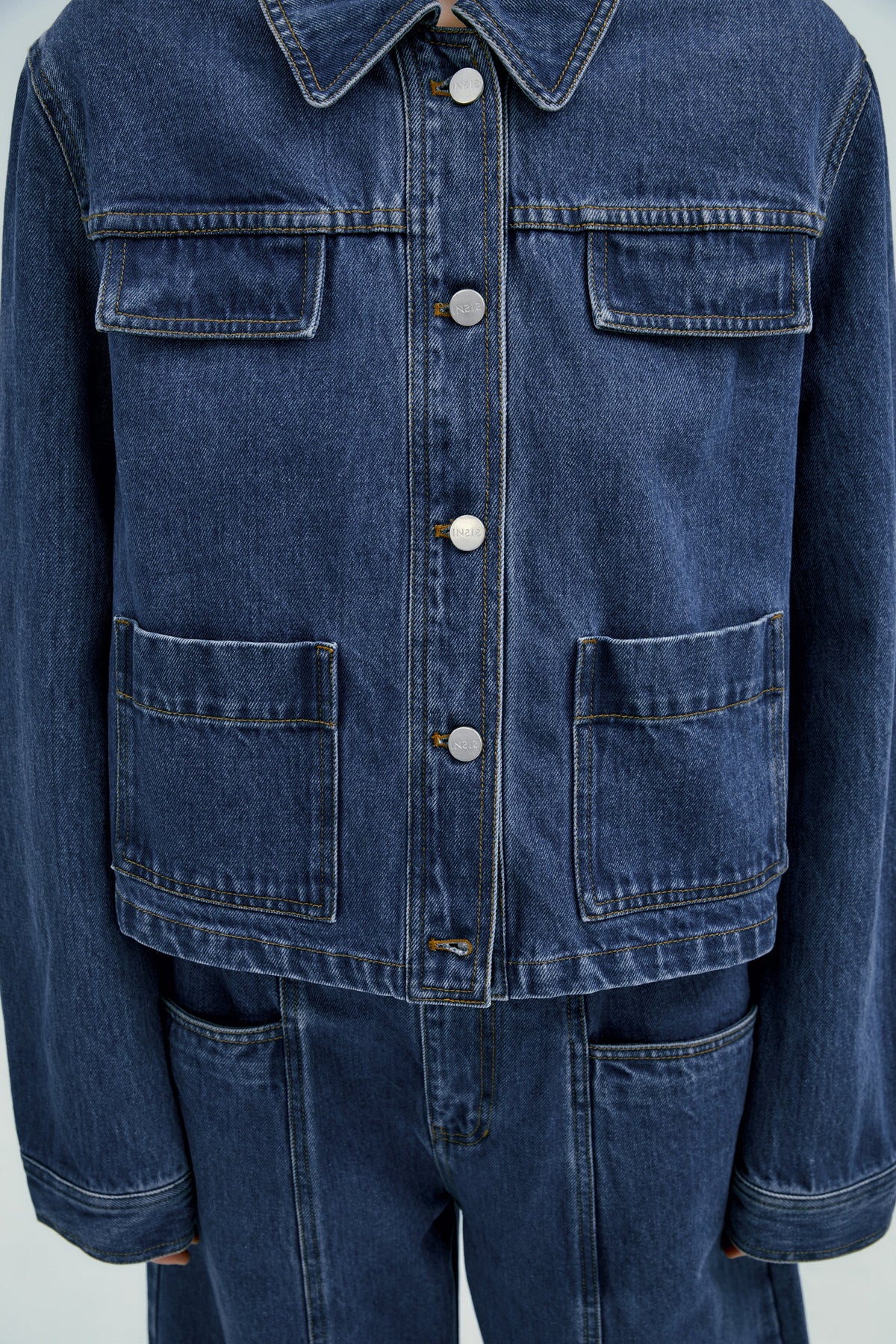 Alicia | Cazadora Vaquera de Corte Oversize