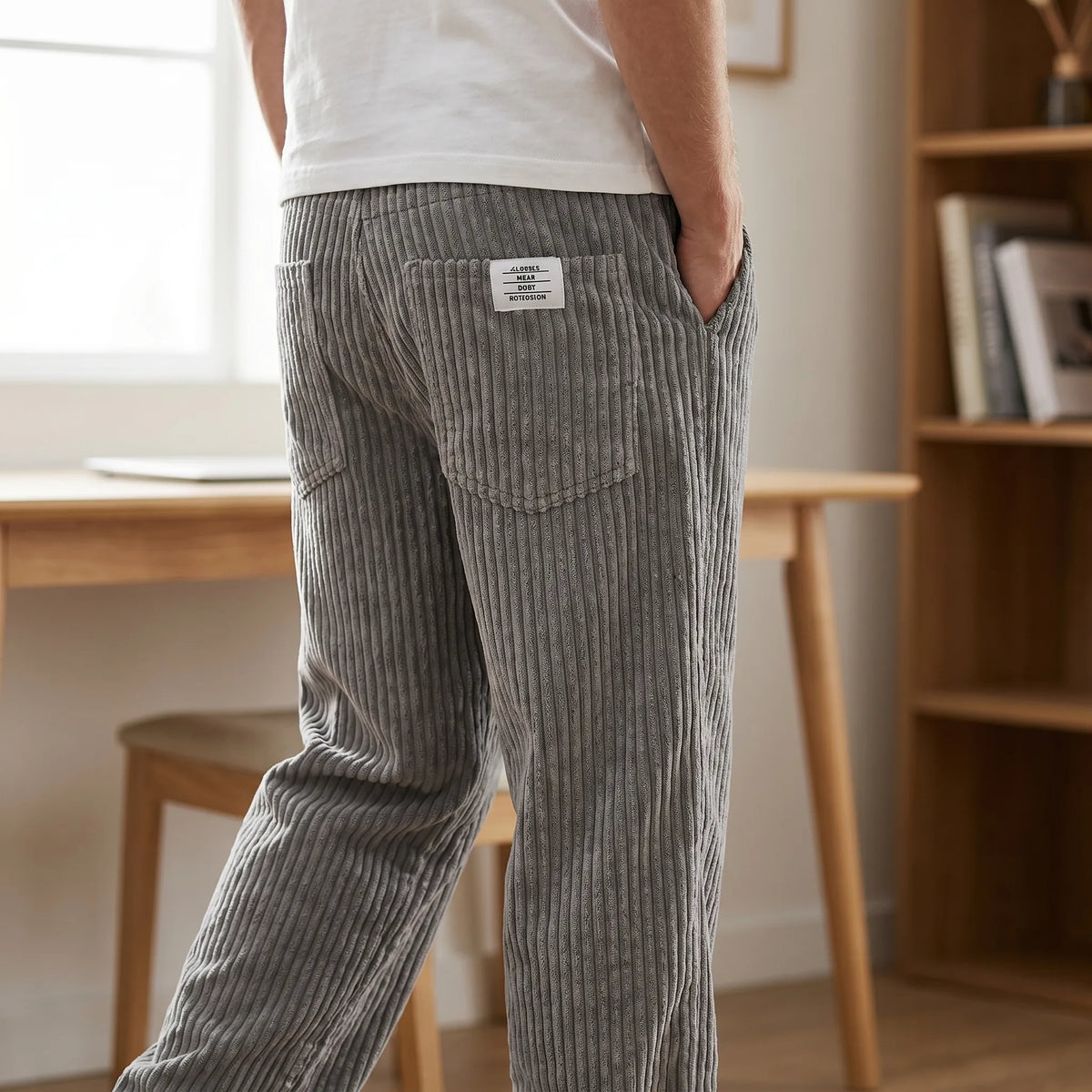 Marcos | Pantalón de Pana con Cintura Elástica