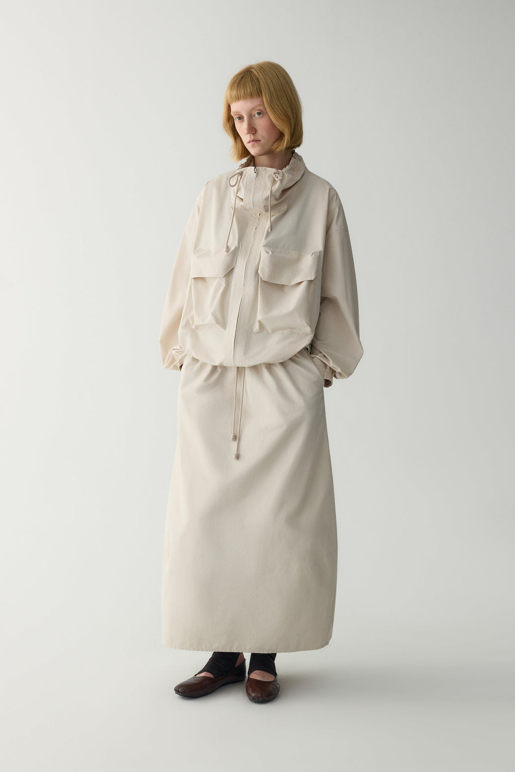 Sonia | Chaqueta Utility Oversize de Manga Corta