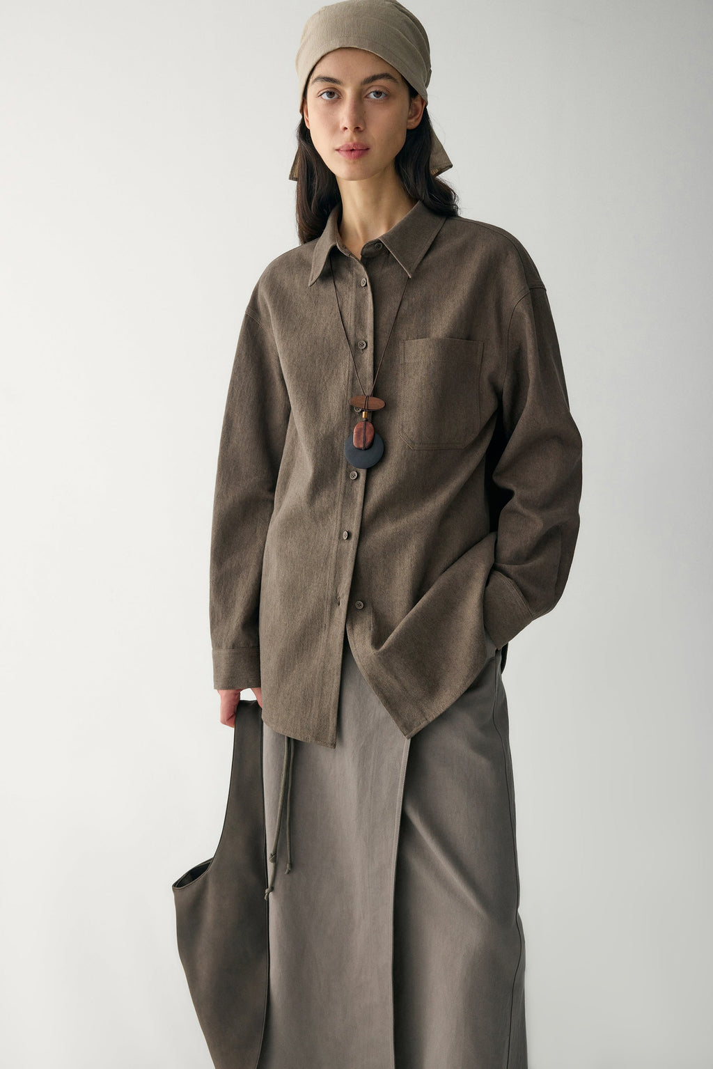 Silvia | Sobrecamisa de Algodón y Lino