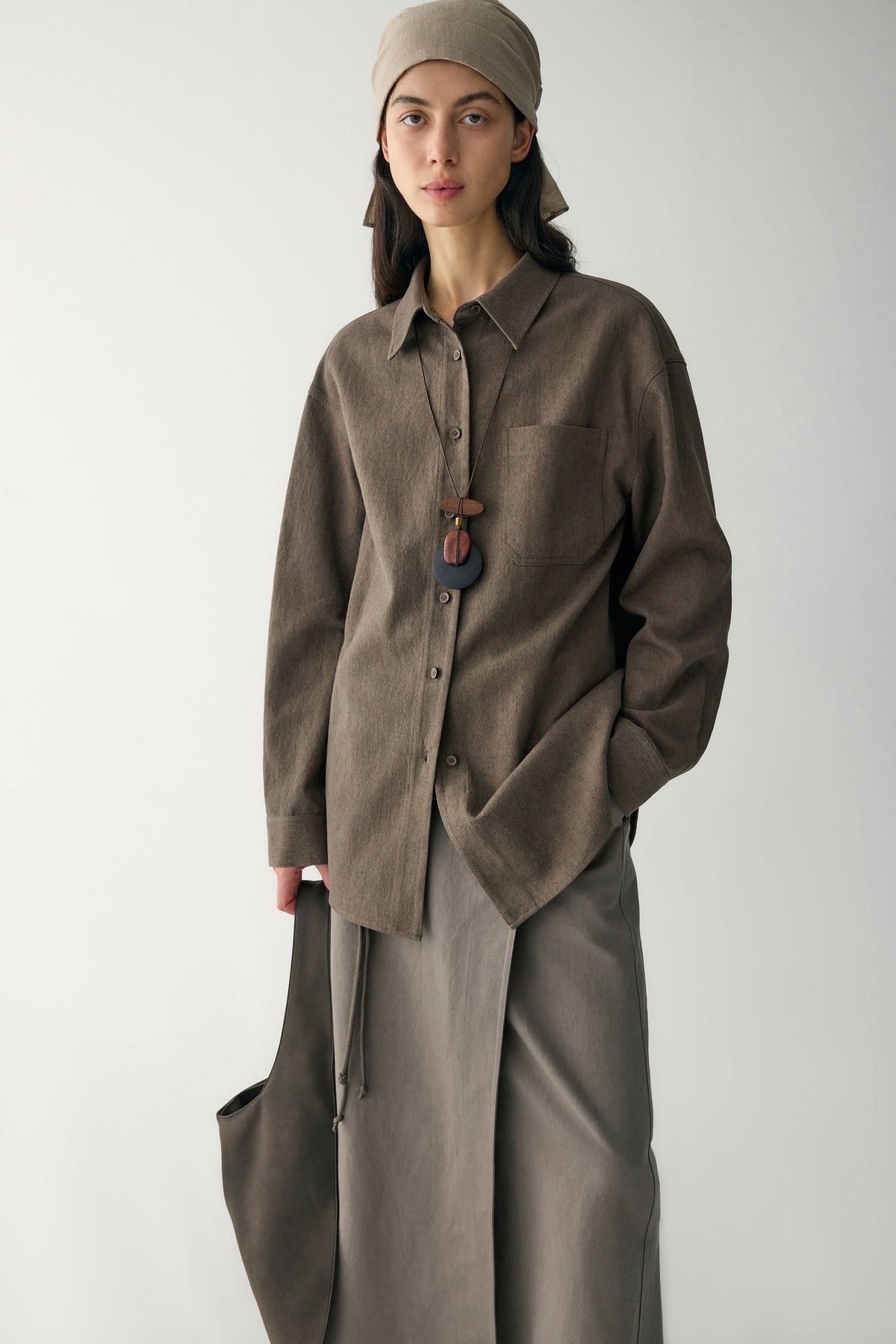 Silvia | Sobrecamisa de Algodón y Lino