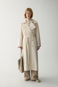 Elena | Trench Largo con Solapa Ancha
