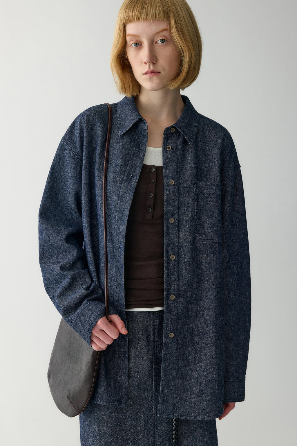 Silvia | Sobrecamisa de Algodón y Lino