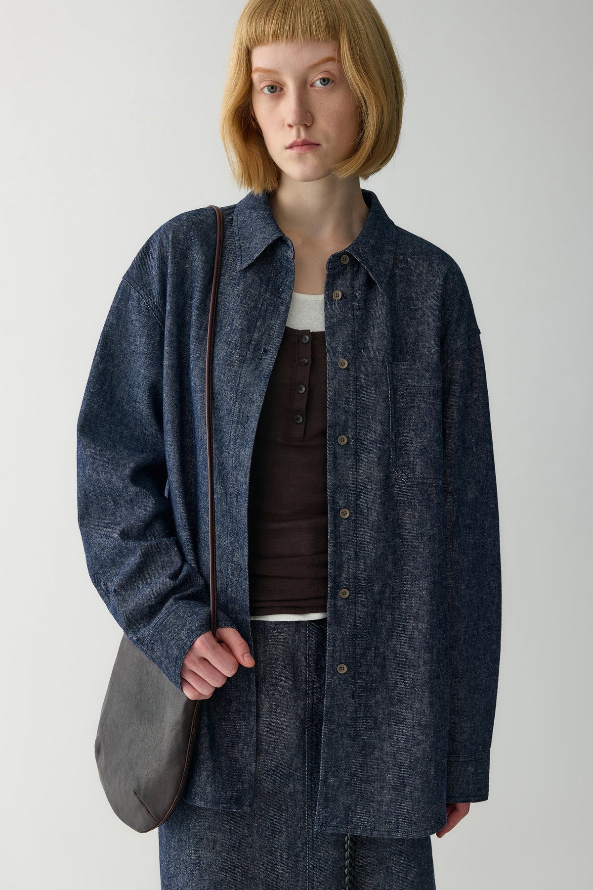 Silvia | Sobrecamisa de Algodón y Lino