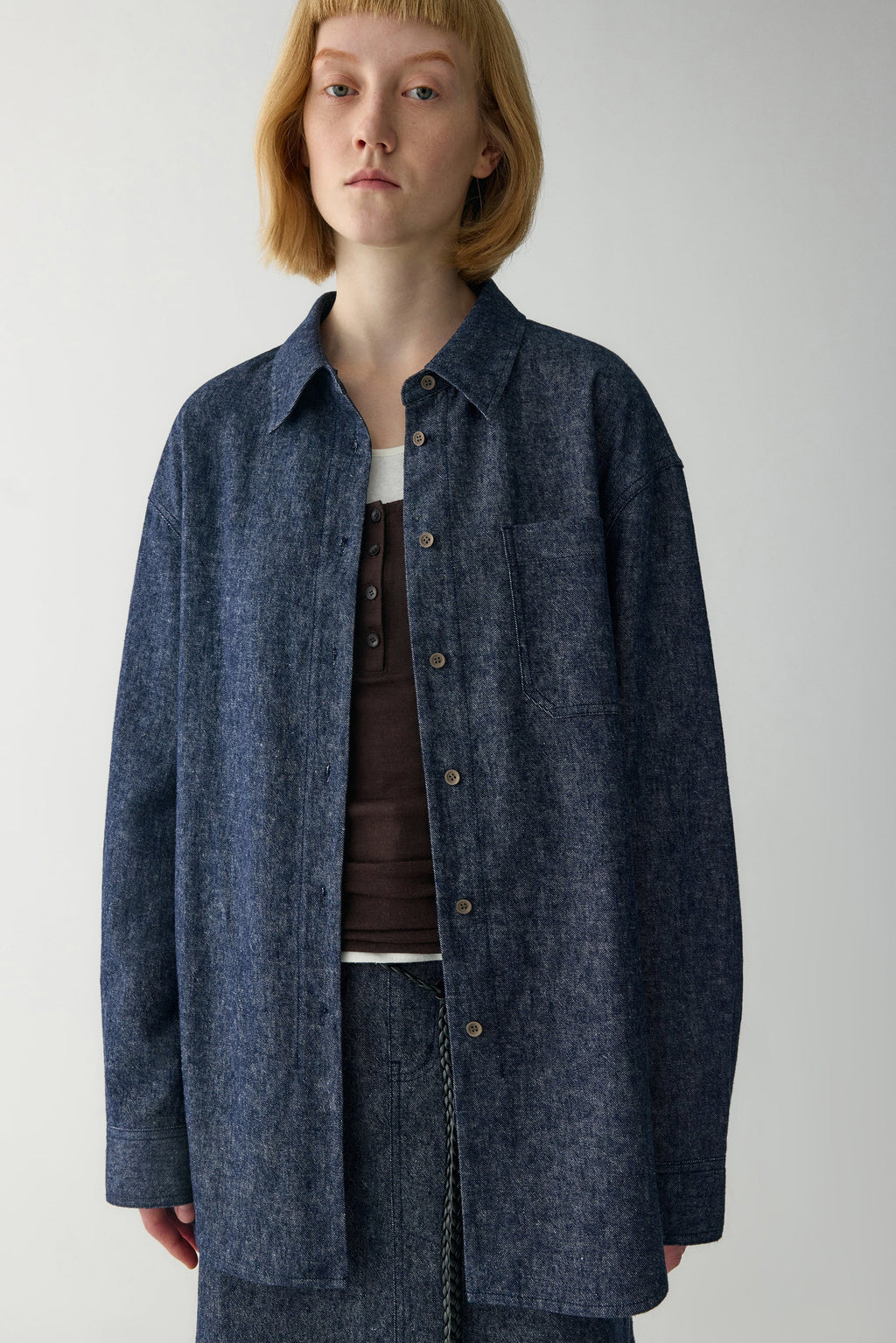 Silvia | Sobrecamisa de Algodón y Lino