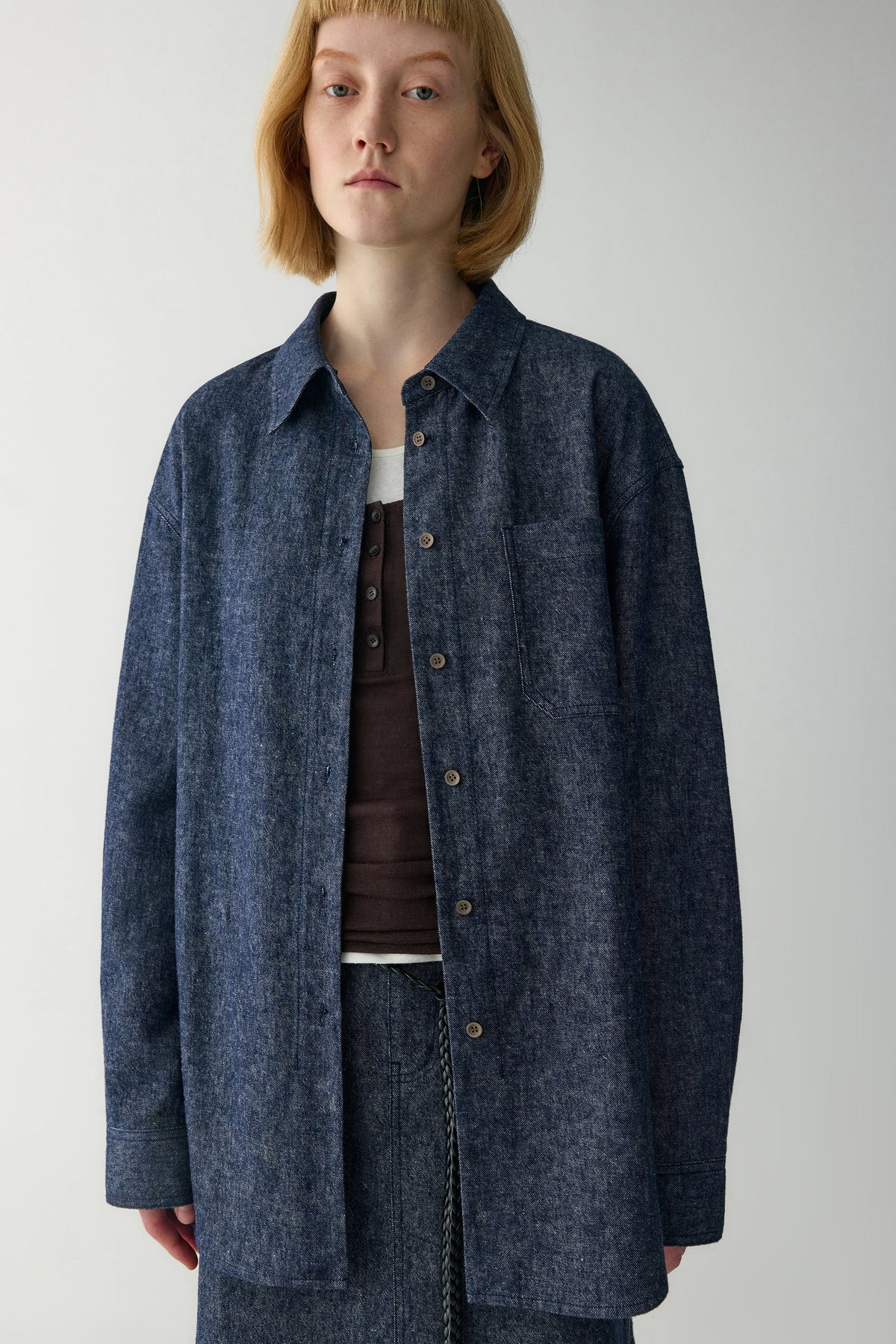 Silvia | Sobrecamisa de Algodón y Lino
