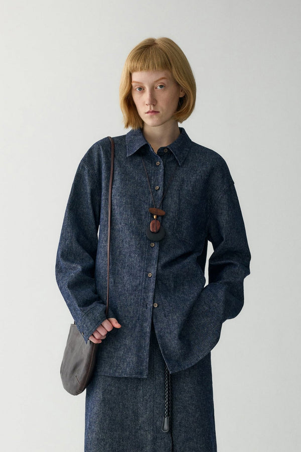 Silvia | Sobrecamisa de Algodón y Lino