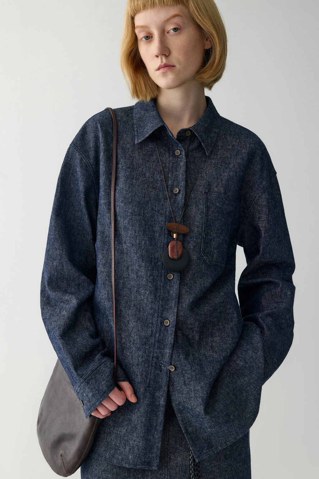 Silvia | Sobrecamisa de Algodón y Lino
