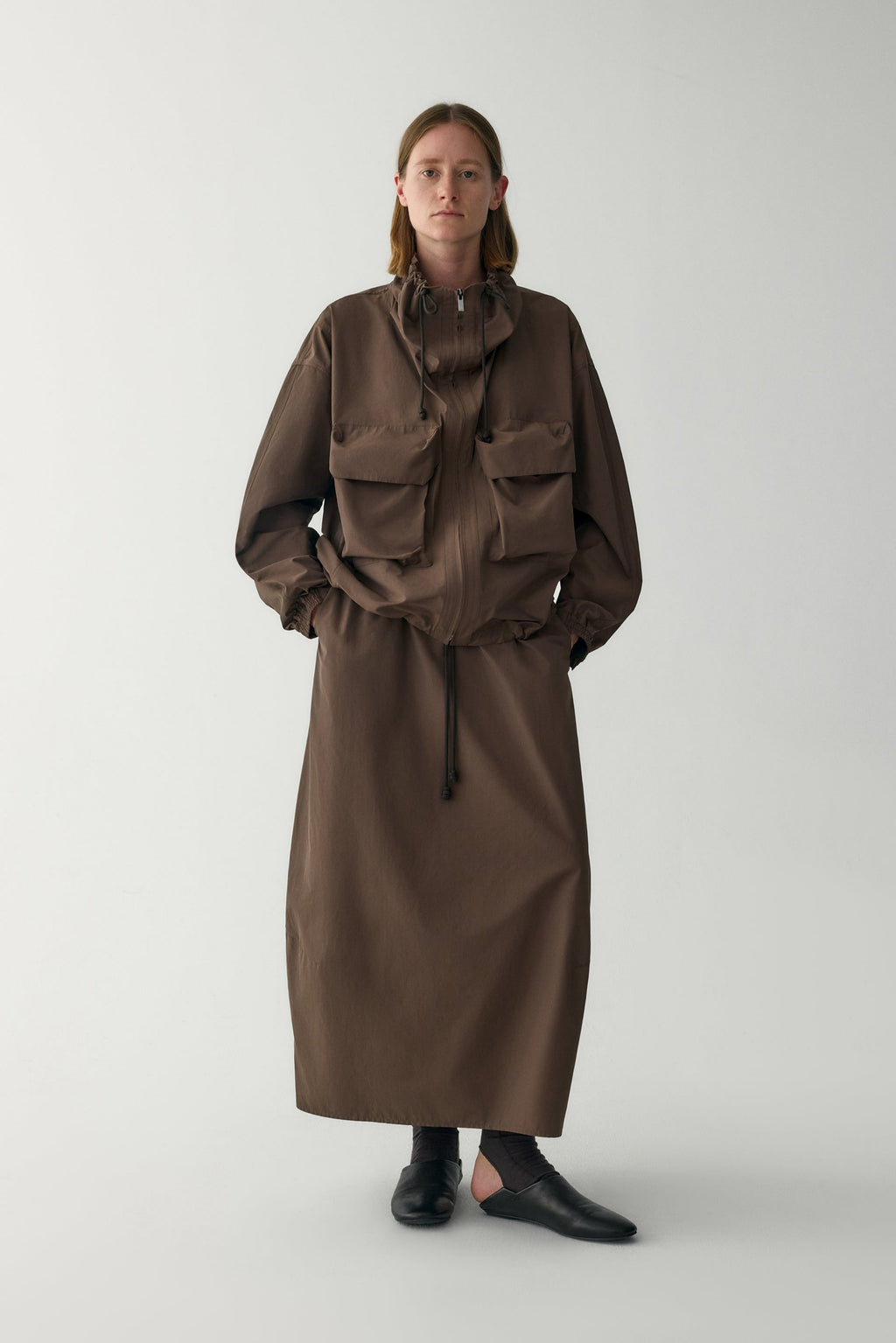 Sonia | Chaqueta Utility Oversize de Manga Corta