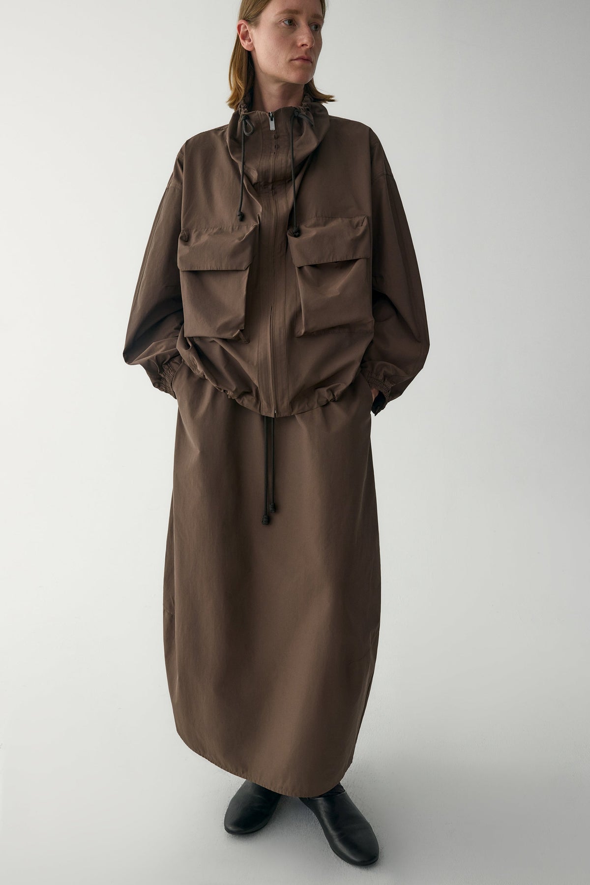 Sonia | Chaqueta Utility Oversize de Manga Corta