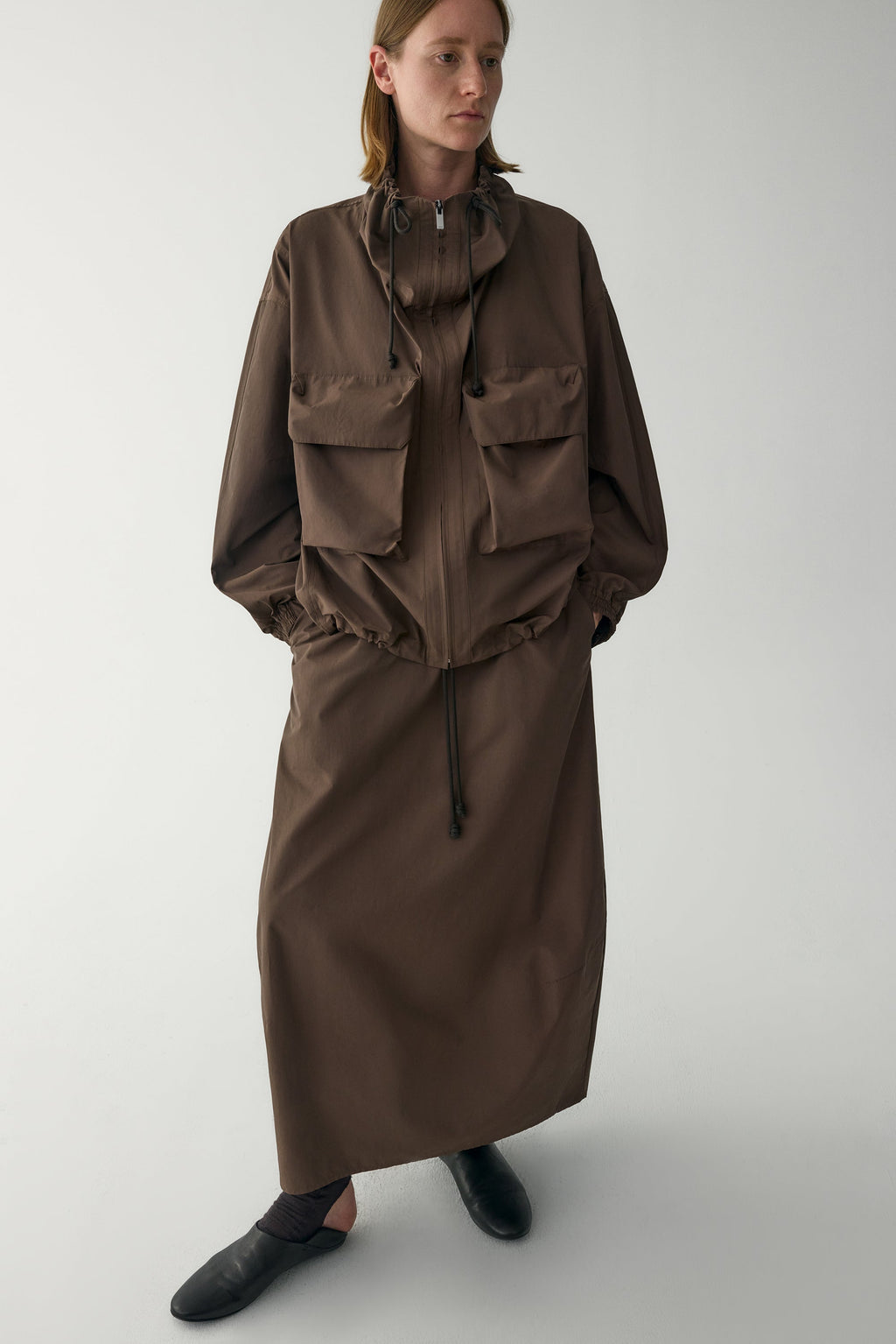 Sonia | Chaqueta Utility Oversize de Manga Corta