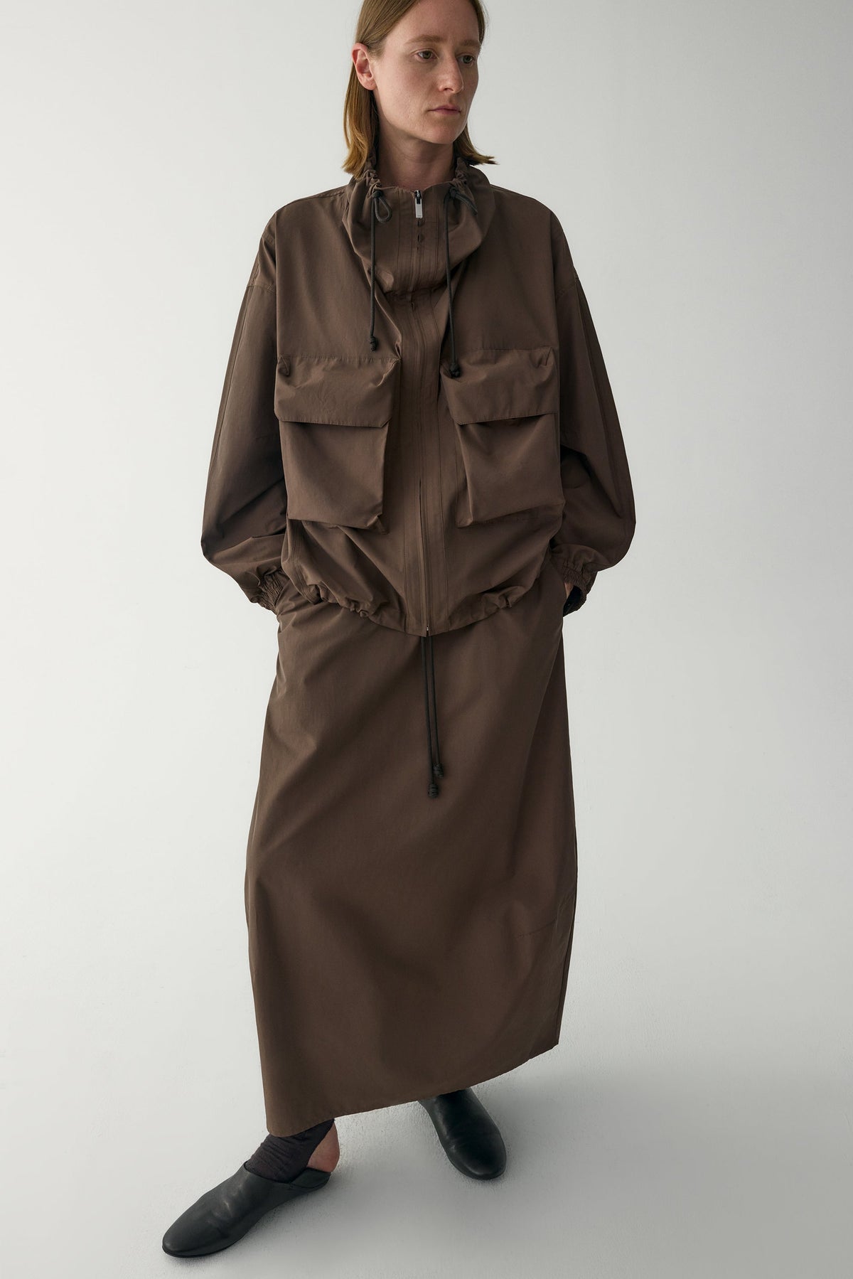 Sonia | Chaqueta Utility Oversize de Manga Corta