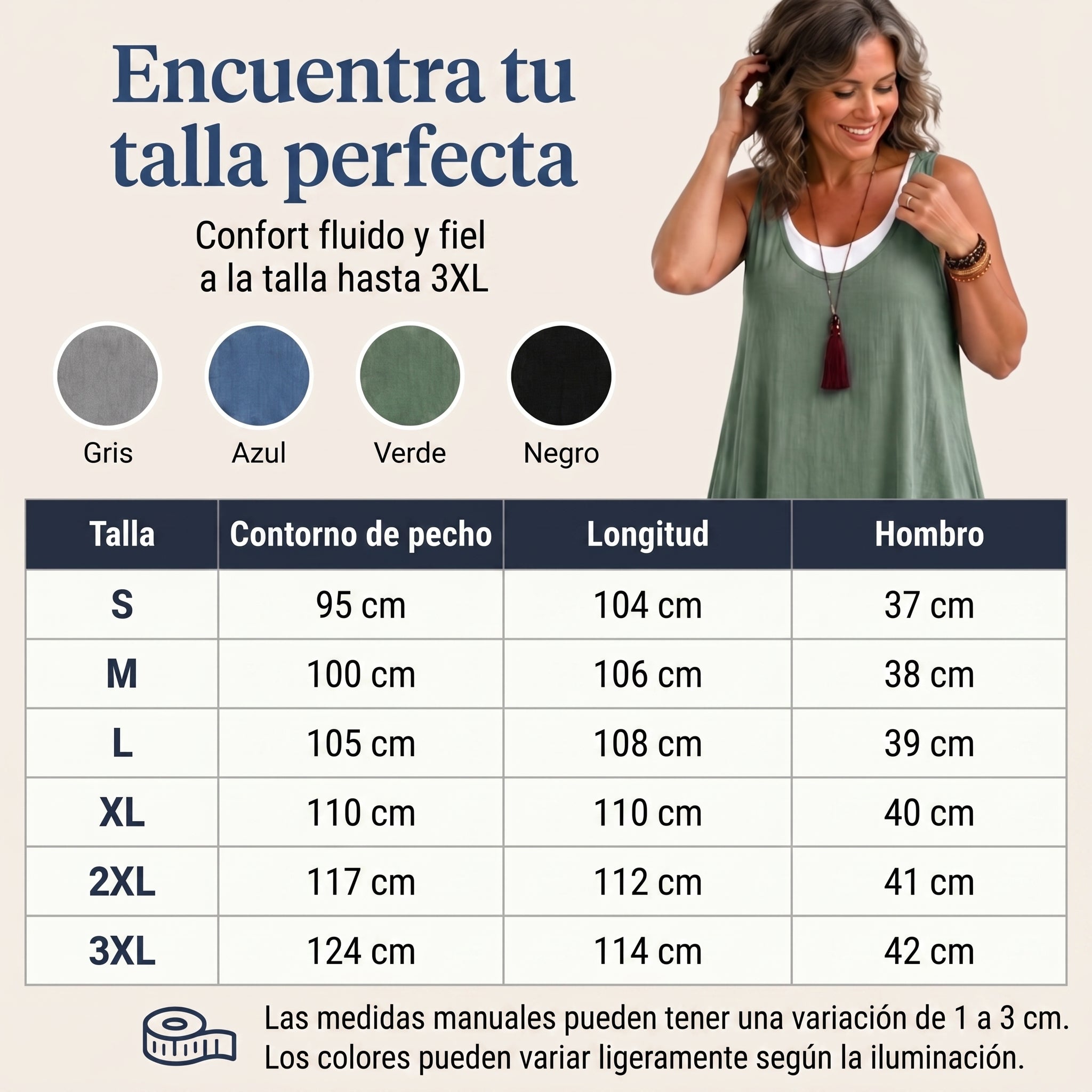 Nora | Vestido Dos Piezas de Tirantes, Corte Amplio y Cómodo