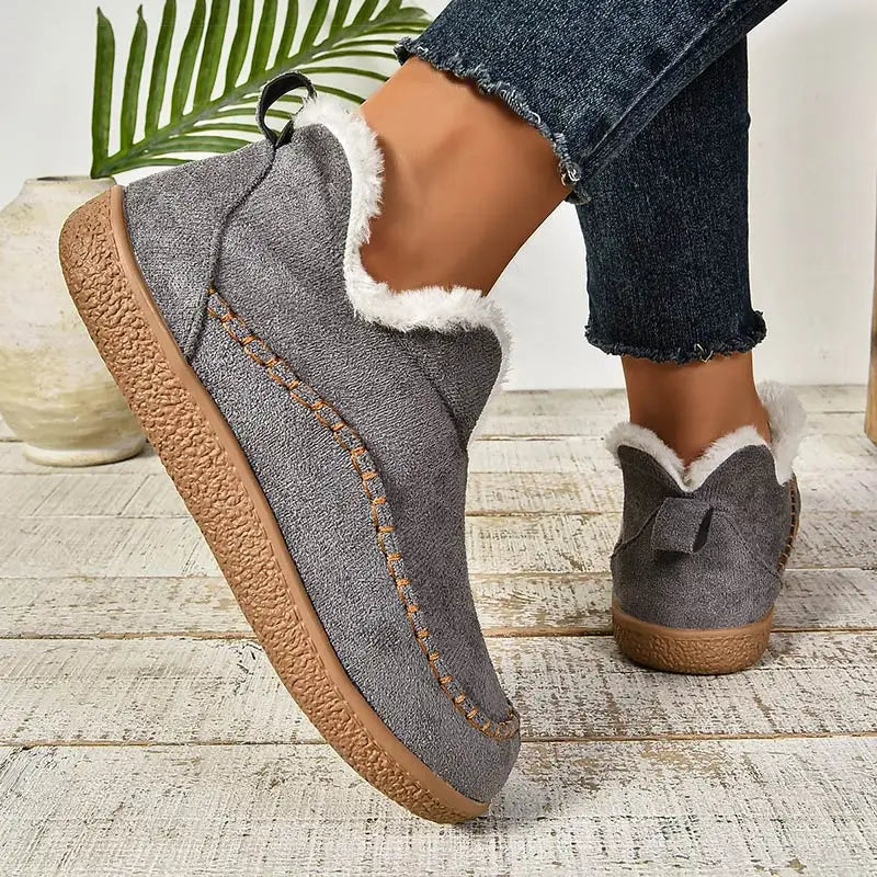 Paula | Zapatos Sin Cordones Forrados de Borreguito