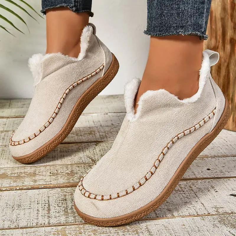 Paula | Zapatos Sin Cordones Forrados de Borreguito