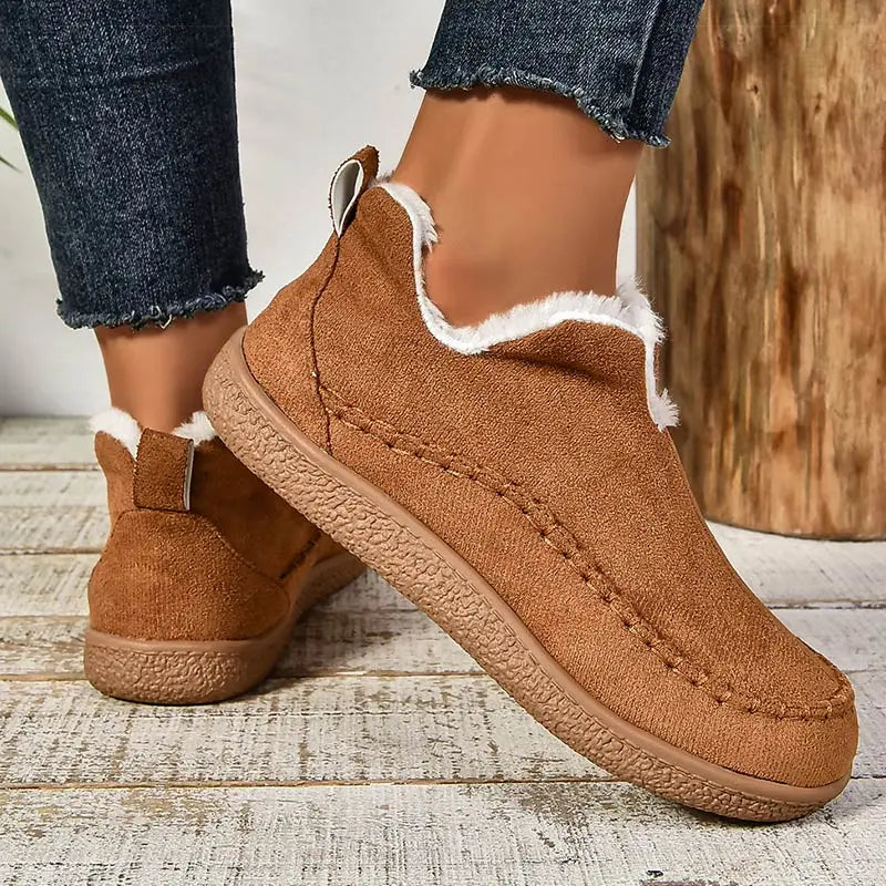 Paula | Zapatos Sin Cordones Forrados de Borreguito