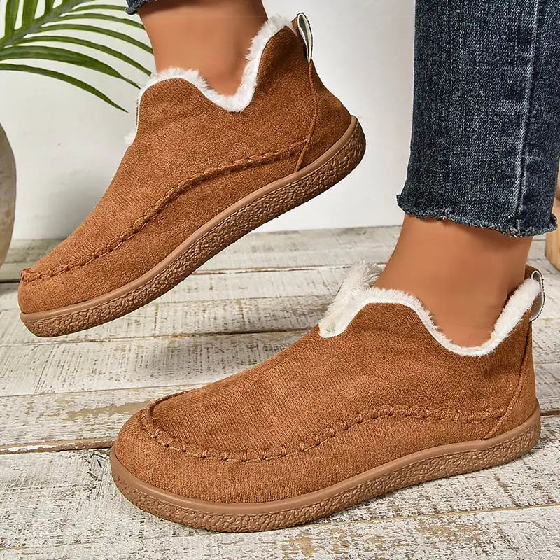 Paula | Zapatos Sin Cordones Forrados de Borreguito