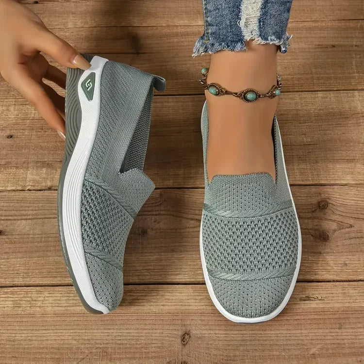 Cintia | Zapatillas Sin Cordones con Plataforma Amortiguada