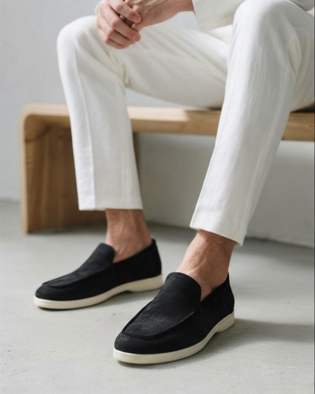 Álvaro | Mocasines de Ante Hombre con Plantilla Acolchada