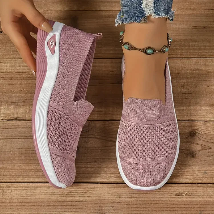 Cintia | Zapatillas Sin Cordones con Plataforma Amortiguada