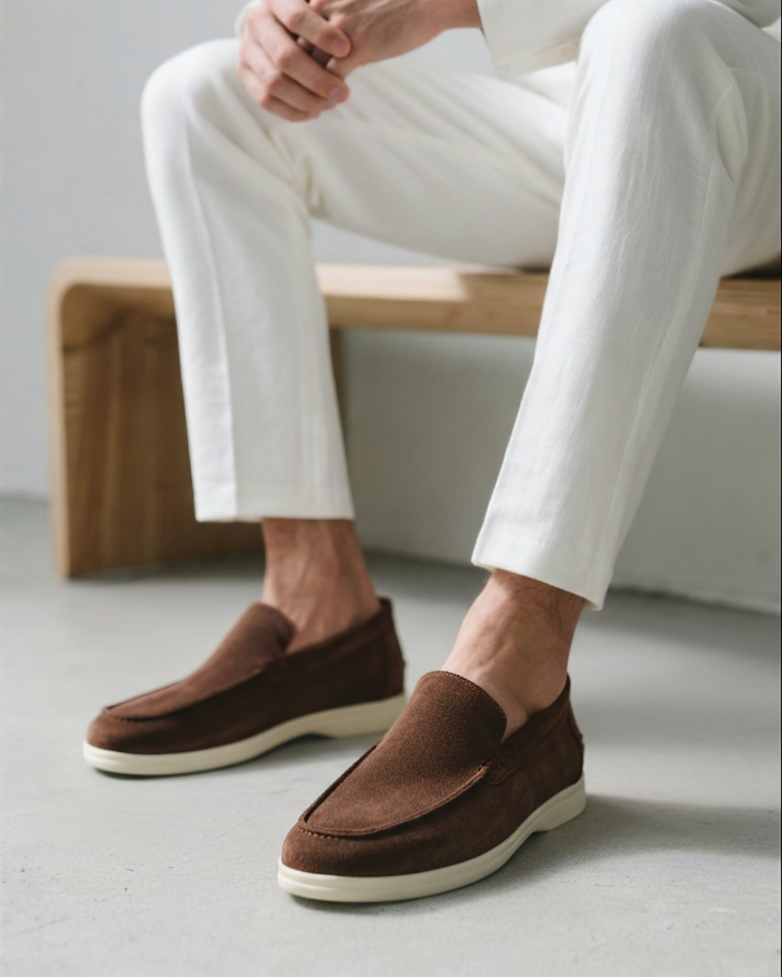 Álvaro | Mocasines de Ante Hombre con Plantilla Acolchada