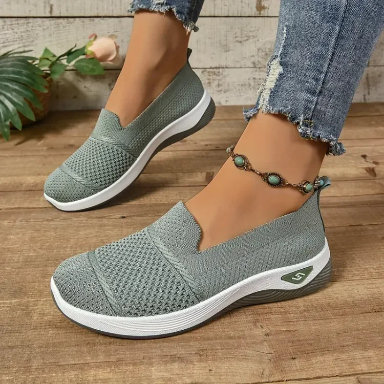 Cintia | Zapatillas Sin Cordones con Plataforma Amortiguada
