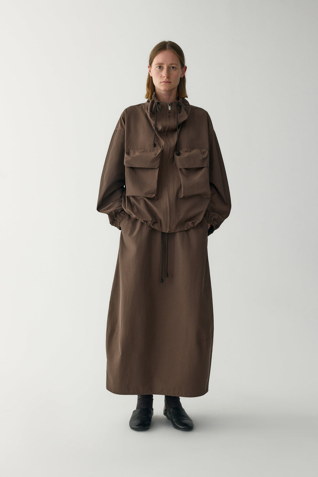 Sonia | Chaqueta Utility Oversize de Manga Corta