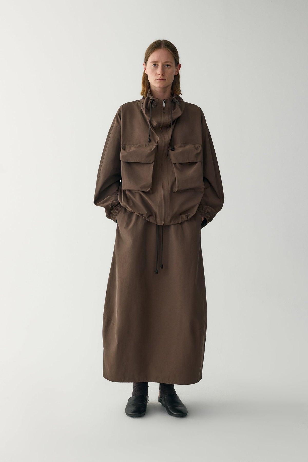 Sonia | Chaqueta Utility Oversize de Manga Corta