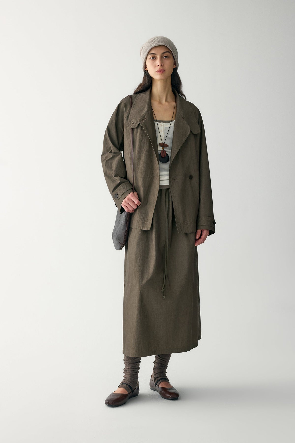 Vera | Trench Corto con Cinturón Anudado