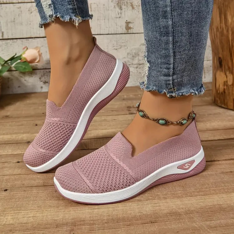 Cintia | Zapatillas Sin Cordones con Plataforma Amortiguada