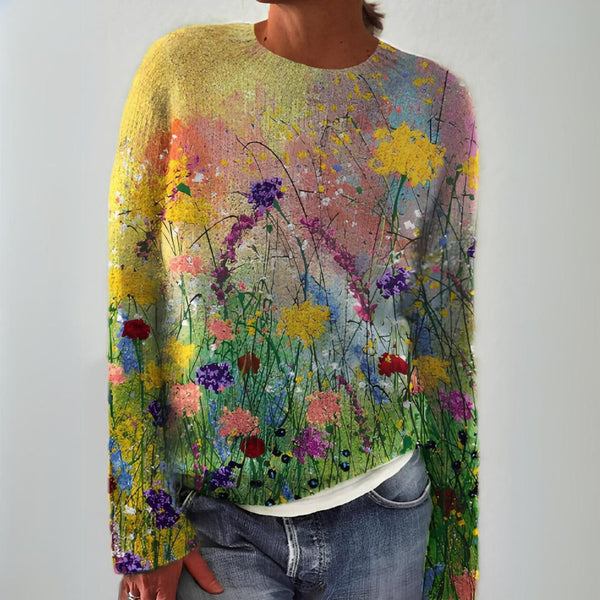 Gracia | Jersey de Punto Jacquard Holgado