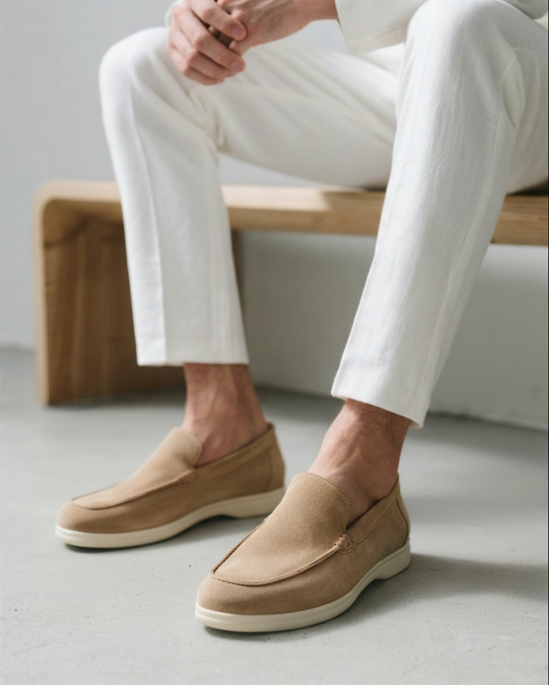 Álvaro | Mocasines de Ante Hombre con Plantilla Acolchada