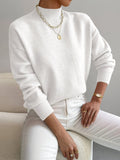 Leticia | Jersey de Punto Suave con Cuello Perkins