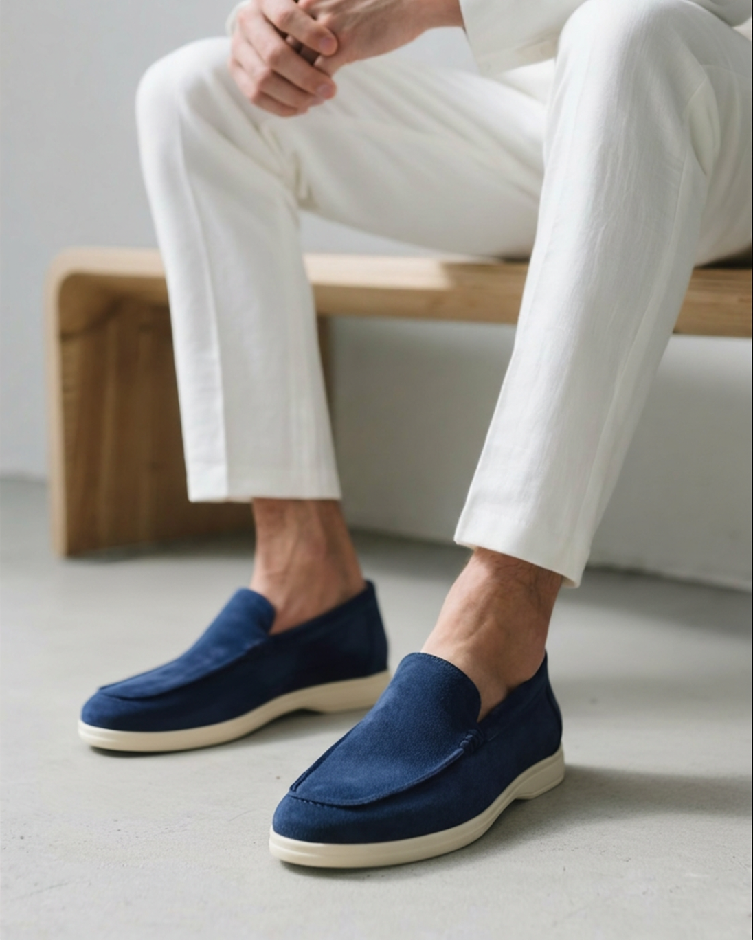 Álvaro | Mocasines de Ante Hombre con Plantilla Acolchada