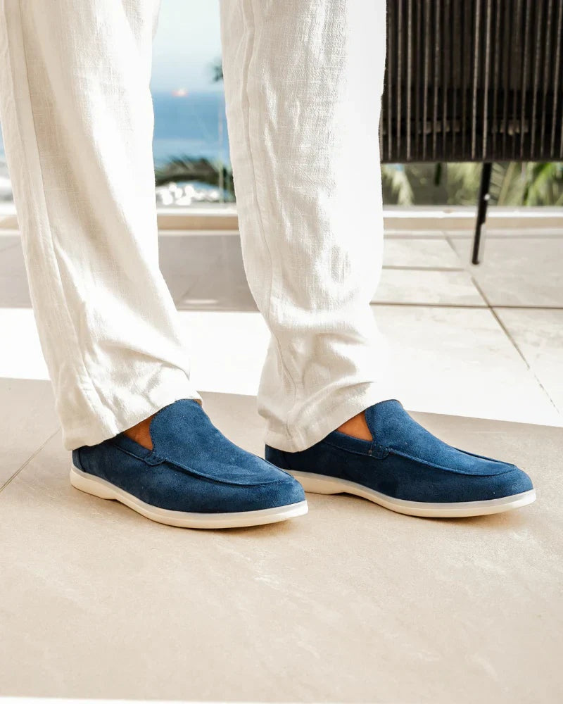 Gonzalo | Mocasines Casuales Sin Cordones Hombre Ante