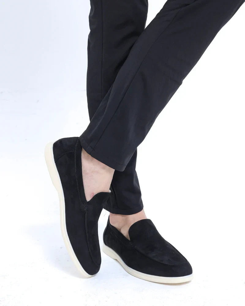 Gonzalo | Mocasines Casuales Sin Cordones Hombre Ante