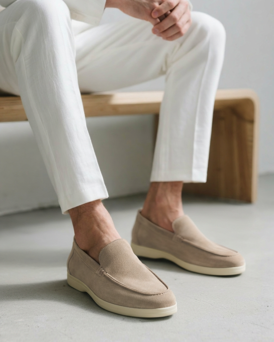 Álvaro | Mocasines de Ante Hombre con Plantilla Acolchada