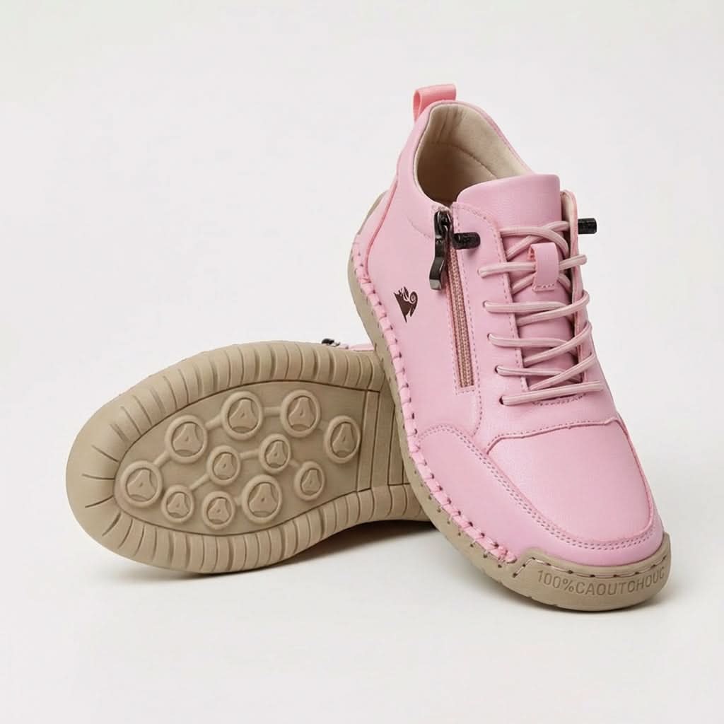 Belén | Zapatillas con Cremallera Lateral y Suela Masajeadora