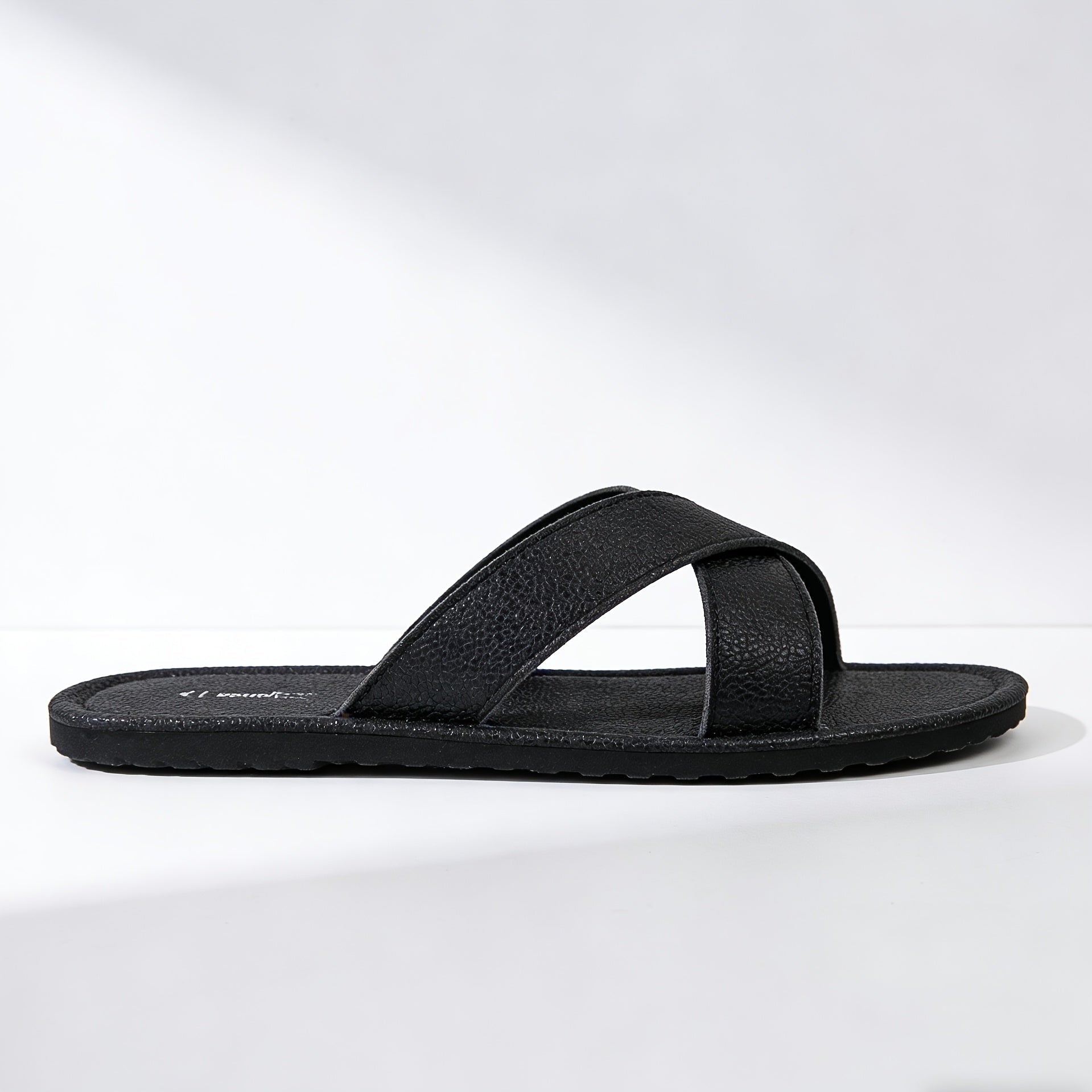 Rubén | Sandalias Planas Cruzadas Hombre Slip On