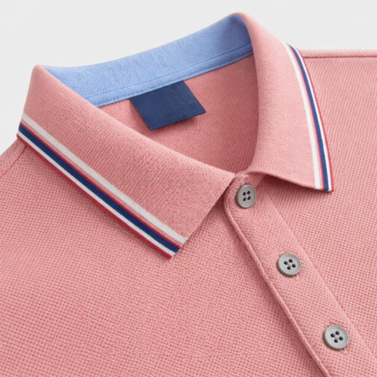 Sergio | Polo de Algodón de Manga Corta Hombre Cuello Contraste