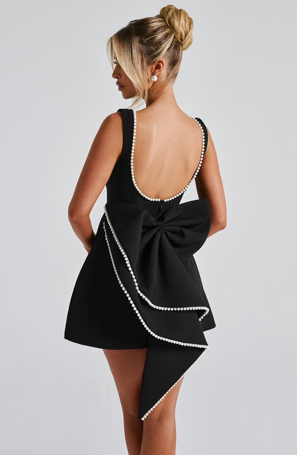 Esperanza | Vestido Corto de Cóctel Mujer Sin Mangas Escote Redondo