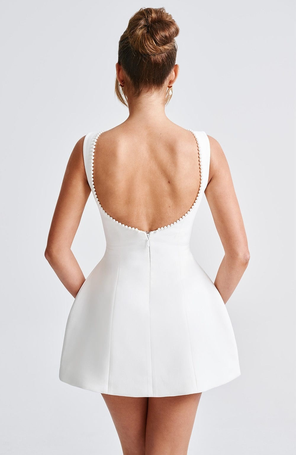 Esperanza | Vestido Corto de Cóctel Mujer Sin Mangas Escote Redondo